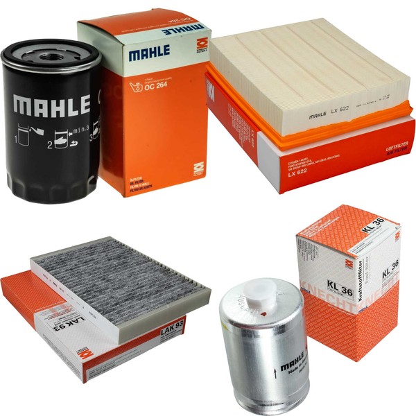 Mahle Kraftstofffilter KL 36 Innenraum LAK 93 Luftfilter LX 622 ÖLfilter OC 264-image