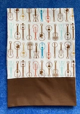 Dreaming About My Guitar - Banjo - Cotton pillowcase - standard/queen - handmade