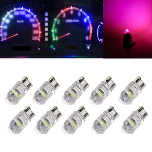 LED Replacement Bulbs Pink T10 10 PCS 12V  Compatible with Interior Lights - Picture 1 of 5