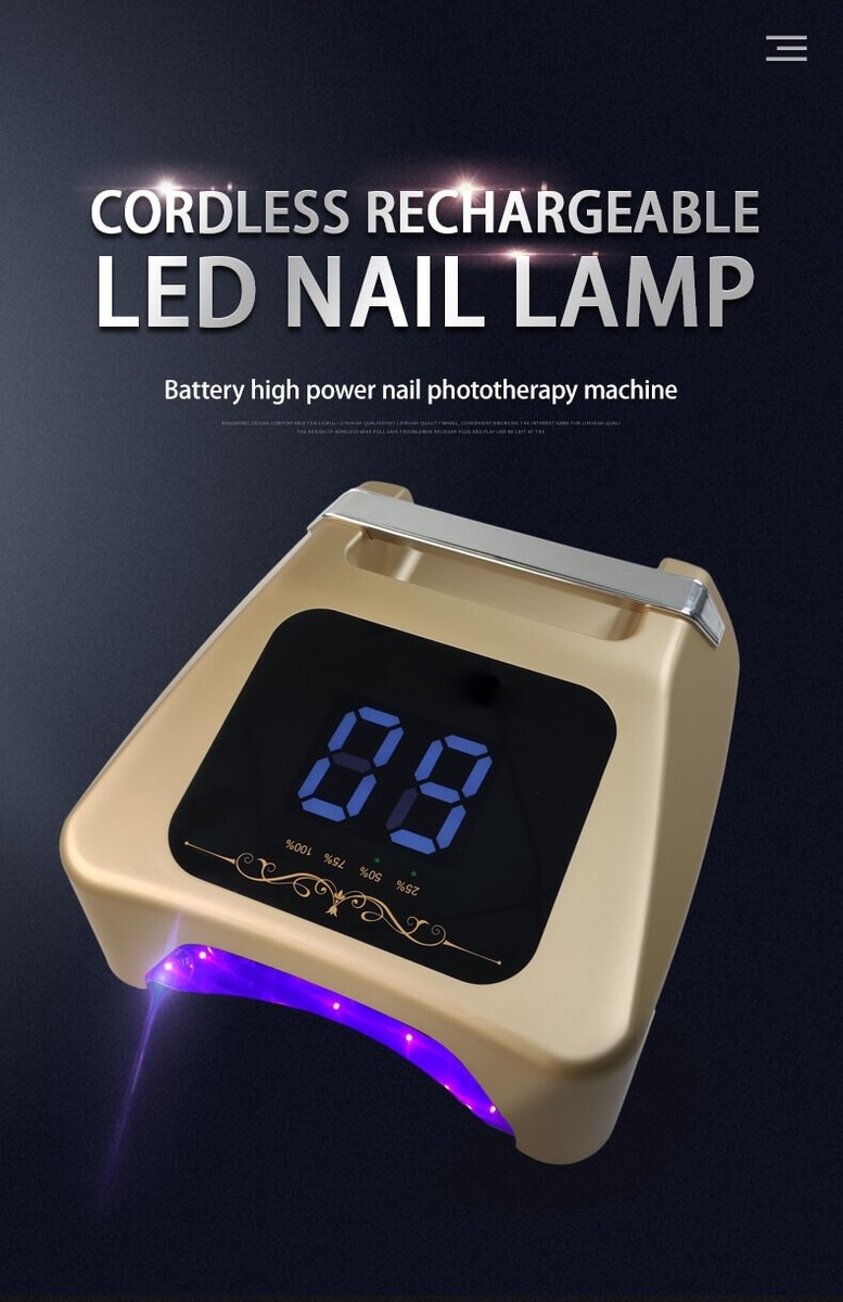 Rechargable LED Nail Lamp 72W - TP 136 | eBay