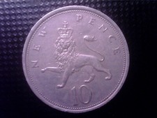 GREAT  BRITAIN   10 CENTS   1976   