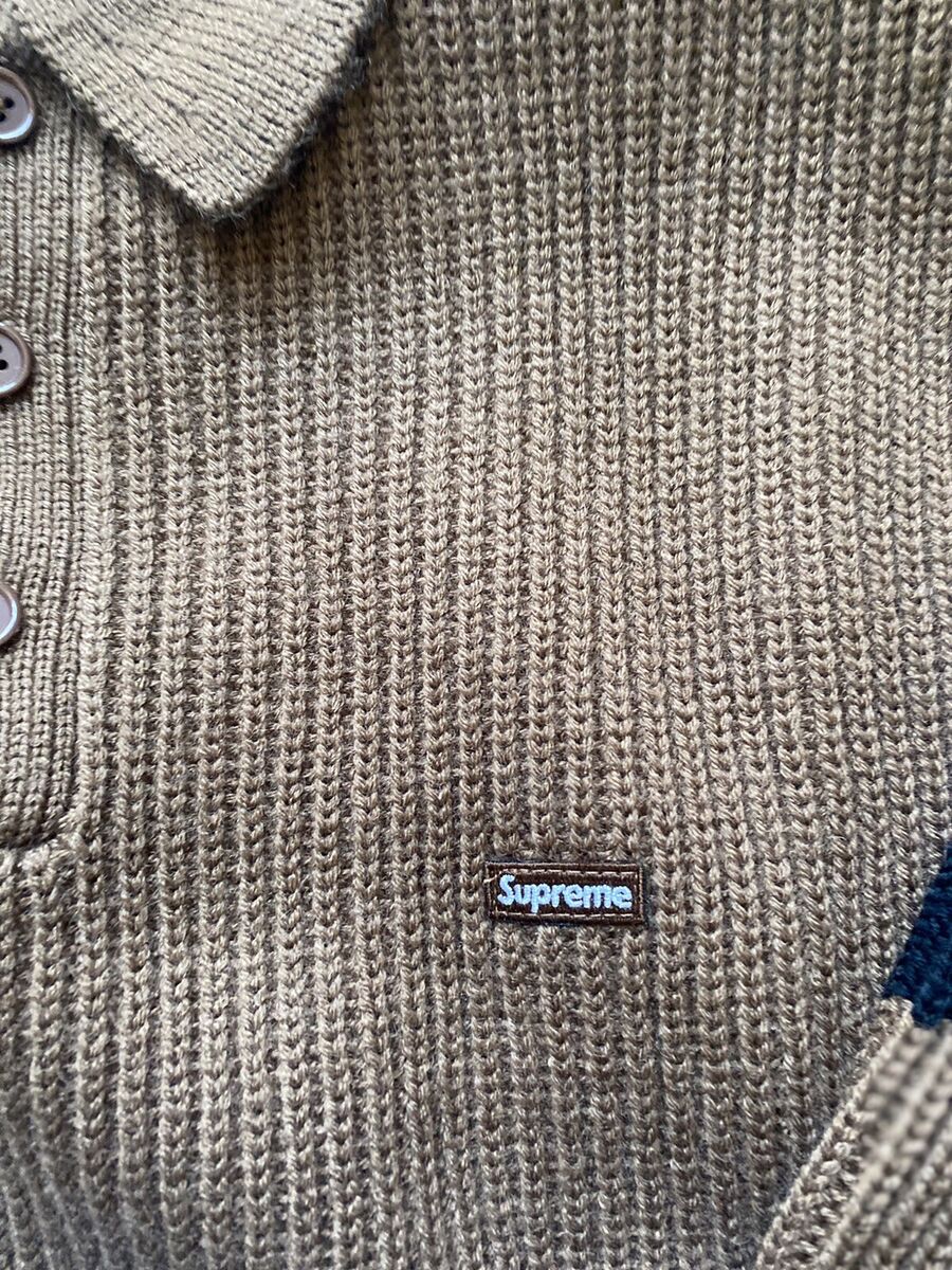 Supreme Small Box Polo Sweater size L | eBay Supreme Small Box Polo Sweater size L | eBay