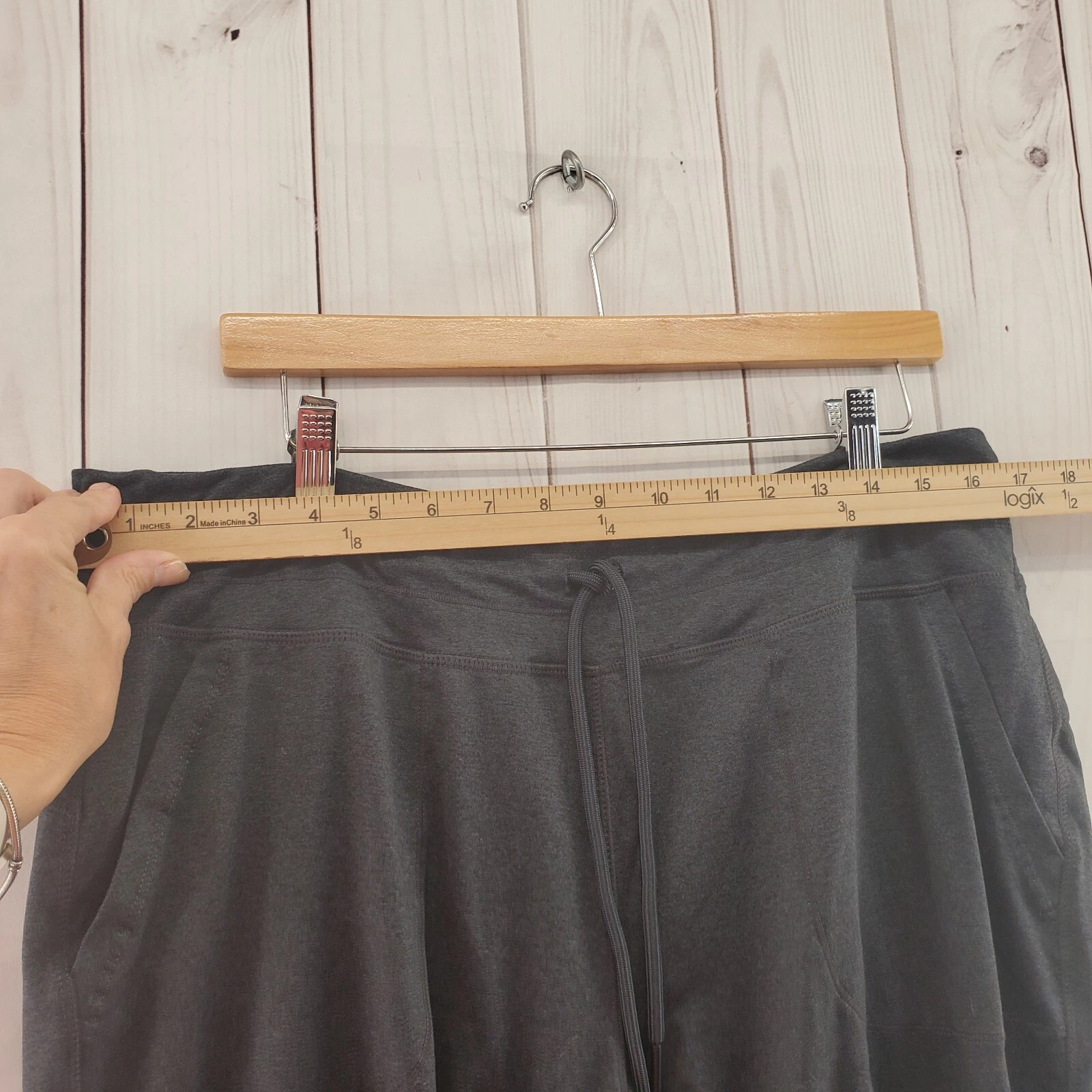 lole pull on drawstring tapered full length athletic sweatpants