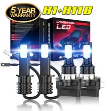 For Kia Forte 2010-2013 6000k Combo 4pcs Led Headlight High Low Beam Bulbs White For Kia Forte 2010-2013 6000k Combo 4pcs Led Headlight High Low Beam Bulbs White
