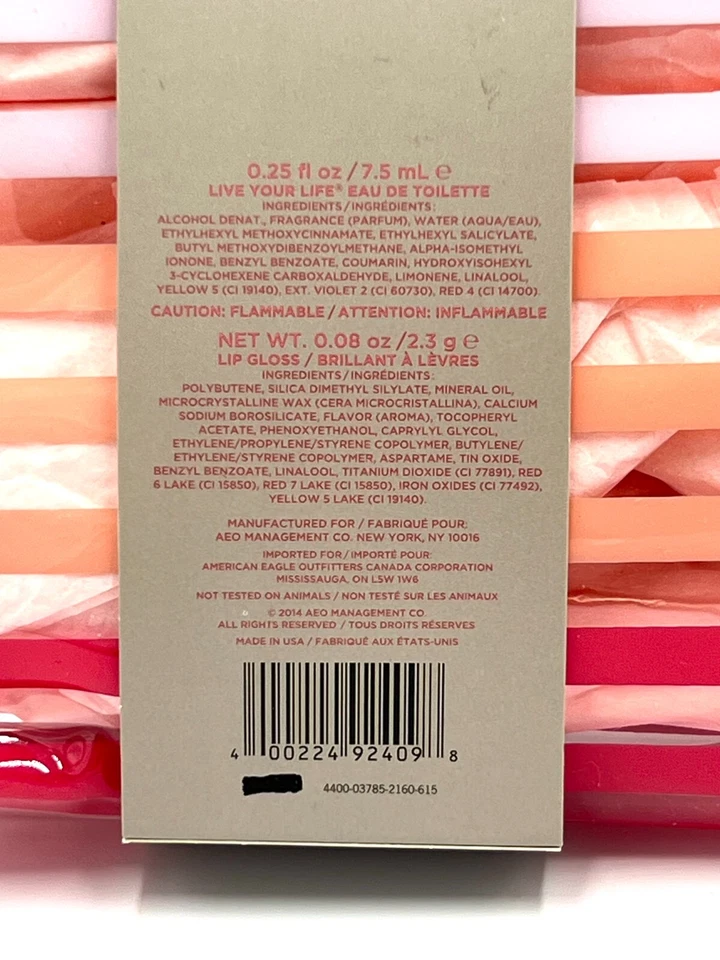 American Eagle Outfitters AEO Live Your Life Eau De Toilette Rollerball 3 piezas Foto 4 de 4