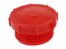 Red Polyethylene Plastic Protective Plugs with BSP Threads 1/8" - 1" SP25000