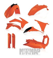 Full Kit Plastiche Acerbis KTM EXC F EXCF 250 350 450 500 2012 2013 Arancio