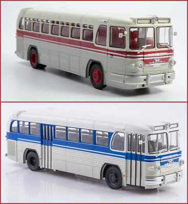 1:43 ZIS 127 Intercity 129 Stadtlinien Bus russischen Modimio #21 #58 USSR URSS