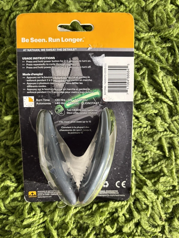 Luz LED Nathan LightSpur accesorio para zapata 4 lúmenes 2400 pies visibilidad - Nuevo de Lote Antiguo Foto 2 de 4