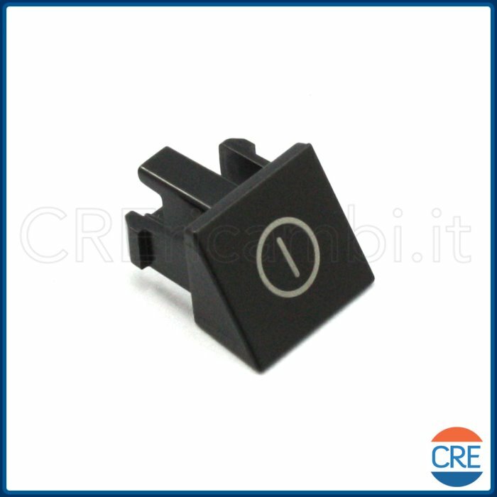 DELONGHI Pulsante Accensione 2 Poli Nero Originale Macchina Caffè