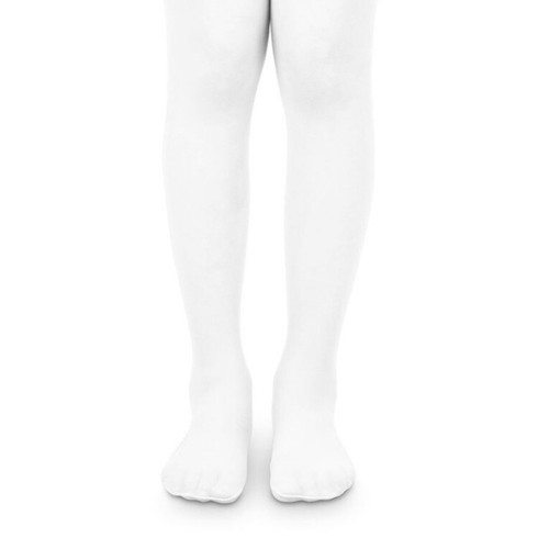 2 NEW pair Jefferies Socks girls white Tights / Pantyhose Size 8-10 yrs *Pageant - Picture 4 of 4