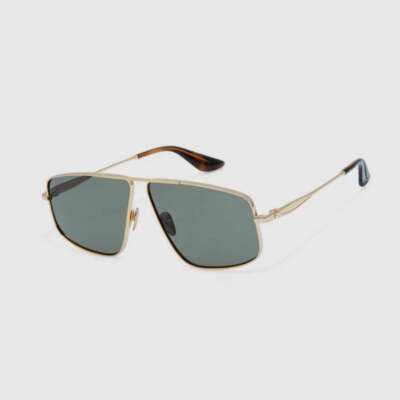 Sunglasses Gigistudios Thrive 027 GS1037/50S 61 10 145 Gold Green lens 100% Auth