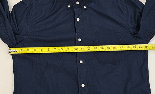 J. Crew Slim Size Medium Mens Black Button Down Long Sleeve Stretch Shirt - Picture 3 of 9