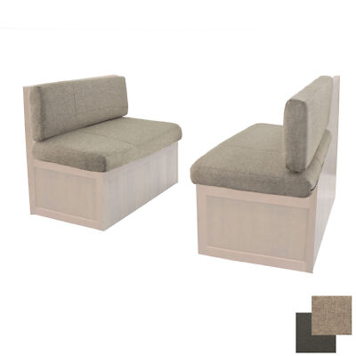 RecPro RV Cloth Dinette Booth Memory Foam Seat Cushions Mobile Home Furniture
