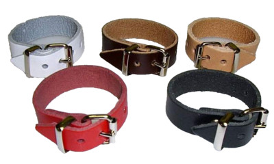 10 Leder-Riemen weiss 18,0 x 1,4 cm Befestigungsriemen WOW Lederriemen Oldtimer 