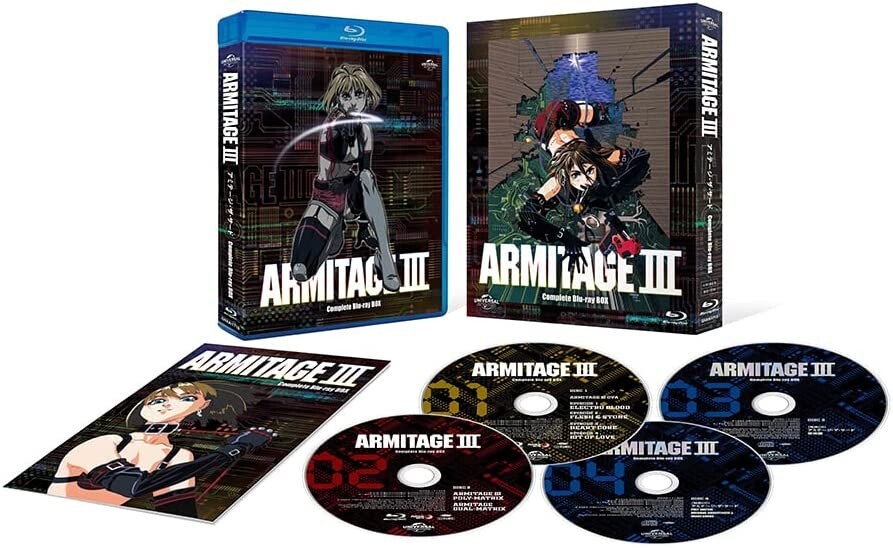 ARMITAGE III Complete Blu-ray Box Soundtrack CD Booklet Japan