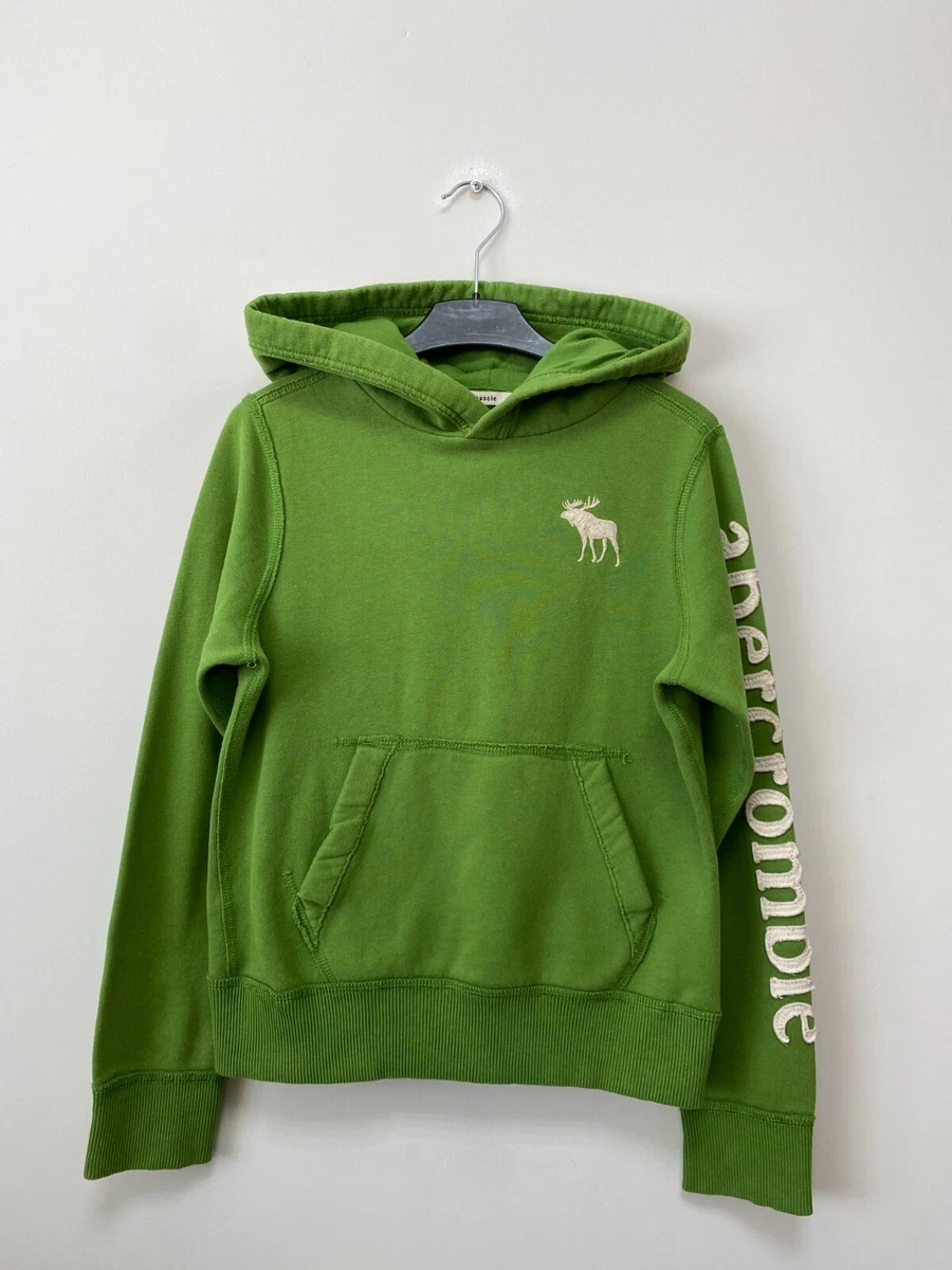 Abercrombie and cheap fitch green hoodie