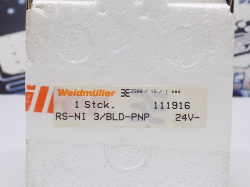1x Weidmuller RS-NI 3/BLD-PNP - 24V Modul Relay Coupler - Control Systems & PLCs - Picture 5 of 12