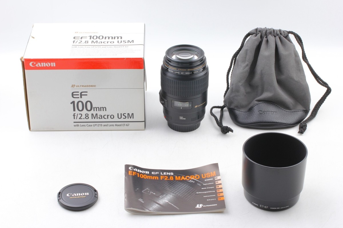 UNUSED in BOX] Canon EF 100mm f/2.8 Macro USM AF Prime Lens