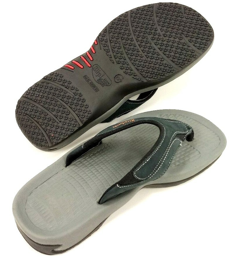 New Men's Slip Resistant Sandals Flip Flops Boating Dock Wet Work Shoe