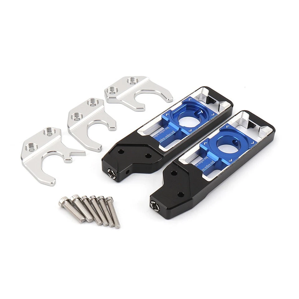 Blocos de eixo traseiro ajustadores de corrente tensores CNC para BMW S1000R/XR/RR M1000R - Imagem 2 de 4