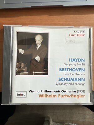 Wilhelm Furtwangler Import Cd FURT 1087 KICC 942 Very Rare Tahra