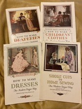 Vintage Booklets, Singer Sewing Library, Home Sewing, Dresses, Draperies GD