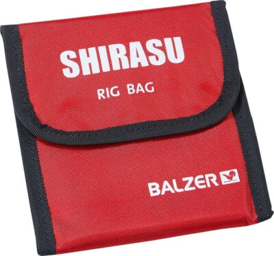 Balzer Shirasu Rig Bag Zipp Vorfachtasche mit 10 Klarsichthüllen 13,5x14x2cm