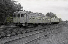 Budd Rail Diesel Car #352 - Vintage Railroad Negative