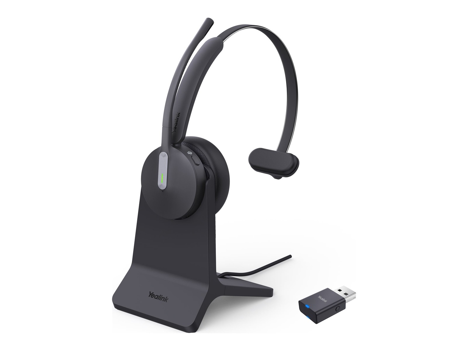 Yealink Headset WH64 Hybrid Mono with Charging Stand Teams Cuffia 20 1208698