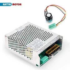 US SHIP】400W Power Supply Converter Mach3 CNC Spindle Motor Speed Controller 6A