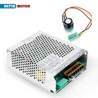 US SHIP】400W Power Supply Converter Mach3 CNC Spindle Motor Speed Controller 6A
