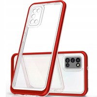 Hurtel 3IN1 Case Cover FÜR Samsung Galaxy A03S MIT Rahmen Transparent