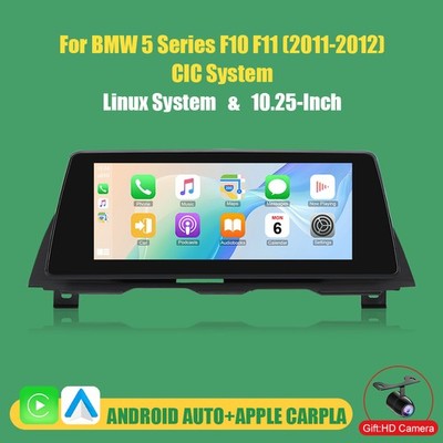 Android Auto Multimedia Apple CarPlay Autoradio Für BMW 5 ER F10 F11 CIC +Kamera