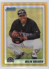 2010 Bowman Chrome Prospects Gold Refractor /50 Wilin Rosario #BCP192 1u6