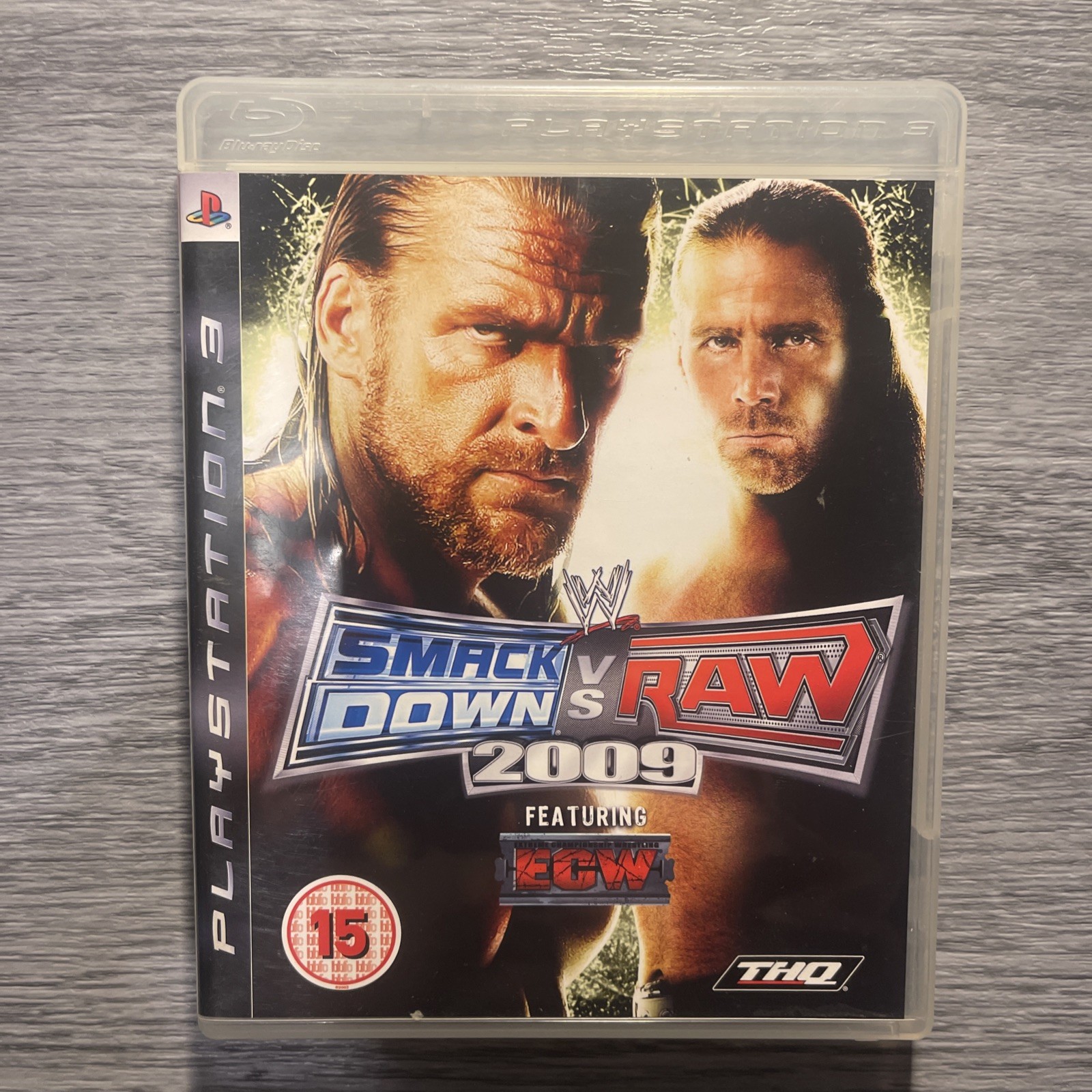 WWE SmackDown vs. Raw 2009 (Sony PlayStation 3, 2008) With Manual