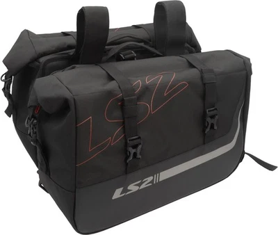 LS2 Freedom Sacs Latéraux 20L + 20L, Noir, Satteltasche - Photo 1/4