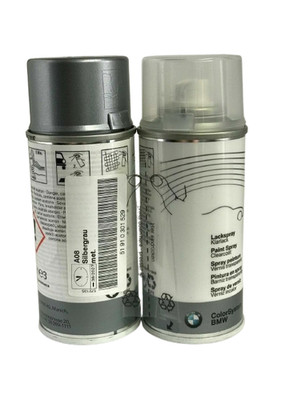BMW Touch Up Paint Spray Silver Grey Metallic Genuine 51915A55B59
