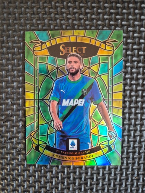 2022 Panini Select Serie A Domenico Berardi Stained Glass Sassuolo Case Hit SSP