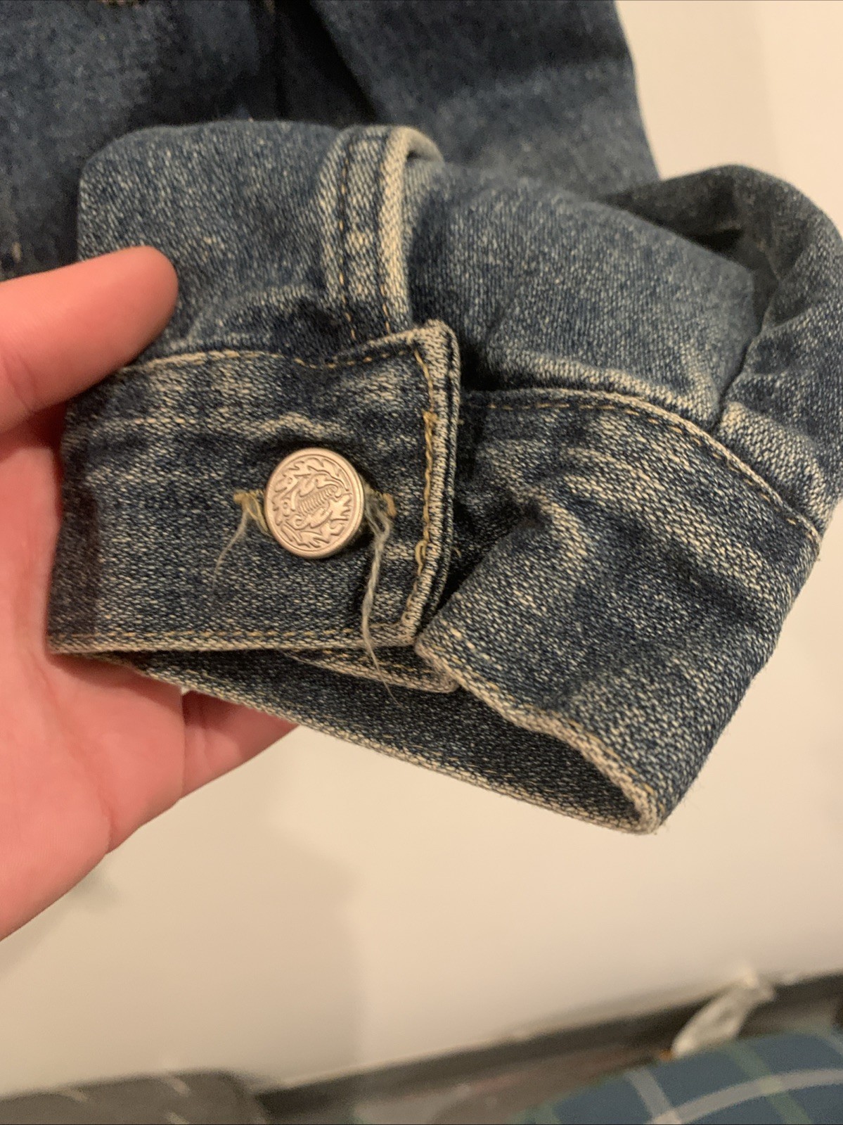 Customized Denim Jacket Biker Patch Pins Harley D… - image 15