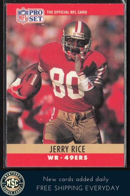 Jerry Rice 1990 Pro Set #295 San Francisco 49ers