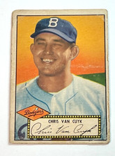 1952 TOPPS #53 CHRIS VAN CUYK RC ROOKIE POOR