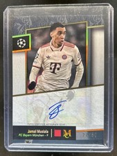 2024-25 Topps Museum UEFA Jamal Musiala Archival Auto Gold #/50