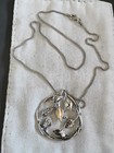 14k Gold Sterling Sterling  Pz Pendant Necklace 18" — photo 4
