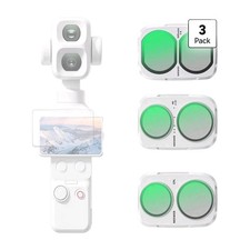NEEWER Filters for DJI Osmo Pocket 4P Xtra Muse 2 Pro ND2-32 CPL Black Diffusion