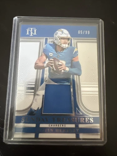 2023 Panini National Treasures - Sunday Treasures Justin Herbert #STR-JHU /99 