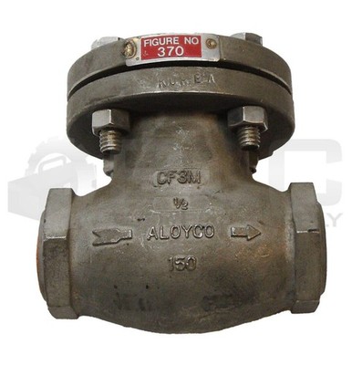 NEW ALOYCO 370 THREADED SWING CHECK VALVE 3/4'' *READ*