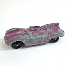 Vintage TootsieToy Diecast JAGUAR D-Type Race Car Purple