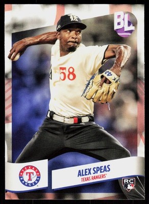 2024 TOPPS BIG LEAGUE ALEX SPEAS #195 Baseball Rookie RANGERS RC