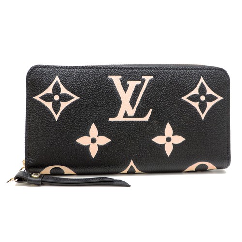 LOUIS VUITTON Zippy Wallet M80481 Monogram Empreinte Black 841731